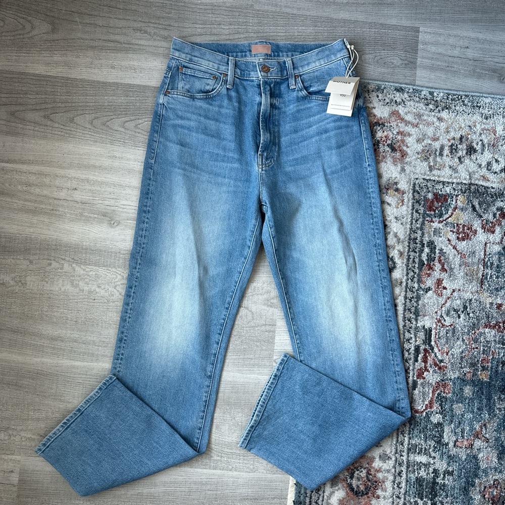 NWT Mother denim mid rise rider skimp